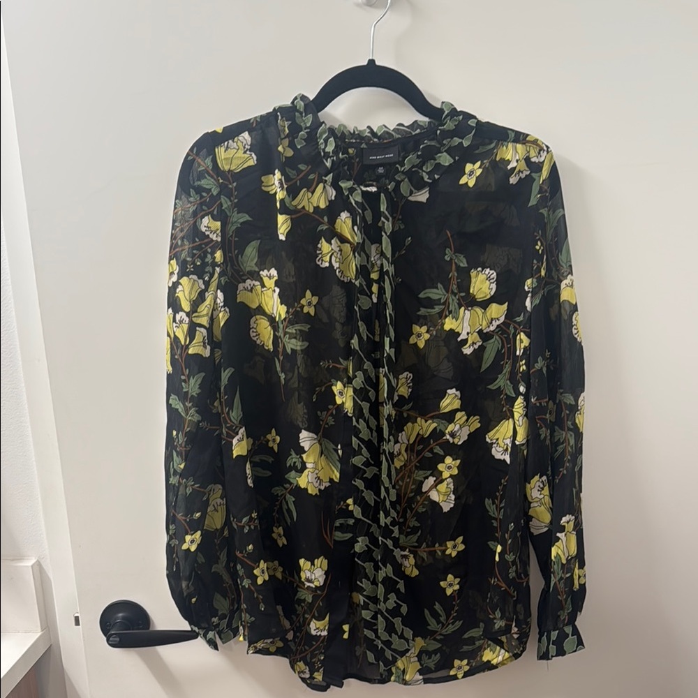 Floral Sheer Blouse
